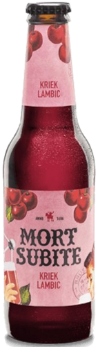 Mort Subite Kriek lambic flesje á 0,25 liter